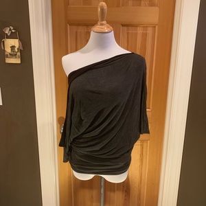 Off the shoulder, Donna Karan Black Label top
